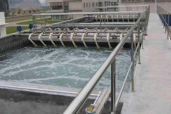 造紙污水處理現場